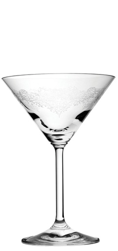 [L6006-2100-00-B06024] Utopia – Rona – Filigree Martini 7.25oz (21cl) — L6006-2100-00-B06024