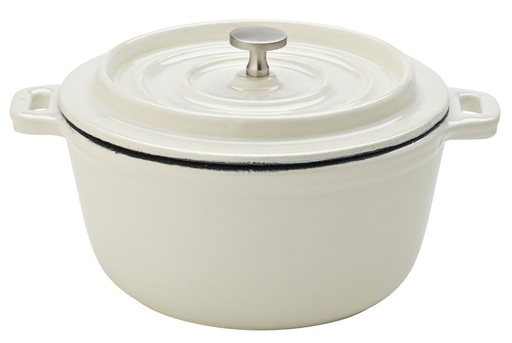 Utopia – Cast Iron Calico Round Casserole 5.5" (14cm) — MH7005-000000-B01006