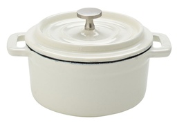 Utopia – Cast Iron Calico Round Casserole 4" (10cm) 8oz — MH7006-000000-B01006