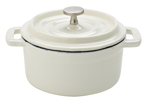 Utopia – Cast Iron Calico Round Casserole 4" (10cm) 8oz — MH7006-000000-B01006