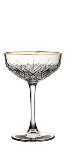 Utopia – Pasabahce – Timeless Vintage Mocktail glass 270 ml — P440236-GOLD0-B04024