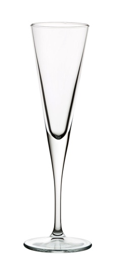 [P44305-000000-B01012] Utopia – Pasabahce – V Line Flute glass 5.25oz (15cl) — P44305-000000-B01012
