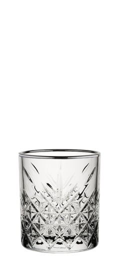 Utopia – Pasabahce – Timeless Vintage DOF Gunmetal Rim12.5oz (35.5cl) — P52790-METAL0-B01012