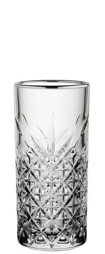Utopia – Pasabahce – Timeless Vintage Long Drink Gunmetal 10.5oz — P52820-METAL0-B01012