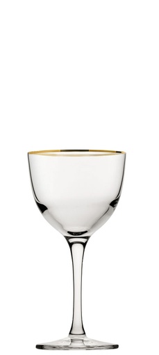 [P67095-GOLD00-B06012] Utopia – NUDE – Refine Nick & Nora Gold Rim 6oz (17cl) *Handwash — P67095-GOLD00-B06012