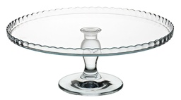 Utopia – Pasabahce – Patisserie Upturn Footed Plate 12.5" (32cm) — P95117-000000-B01002