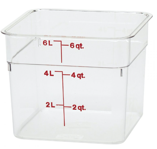 [CM-6SFSCW] Cambro Camwear food storage container 5.7 L — 6SFSCW