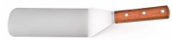 [T-210-25] TOMGAST Stainless steel turner with wooden handle — T-210-25