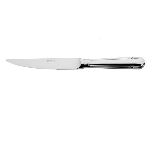 DEGRENNE FLORENCIA — Steak knife straight hollow handle serrated — 127654 (Pack of 12 pieces)