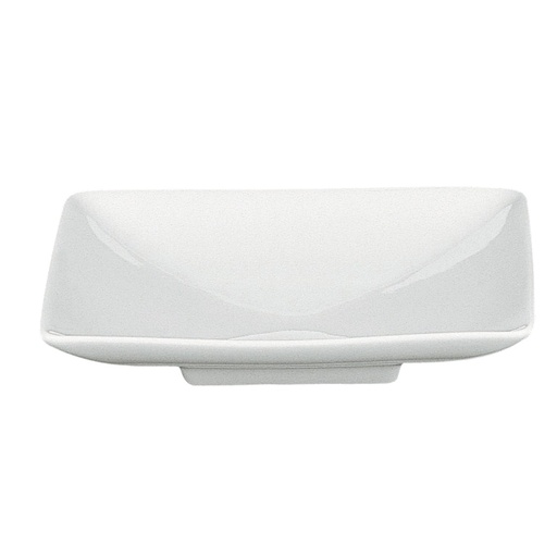 DEGRENNE MODULO BLANC — Square bowl, footed coupe — 136502 (Pack of 6 pieces)