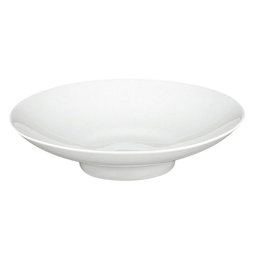[136530] DEGRENNE MODULO BLANC وعاء ضحل دائري بقاعدة — 136530