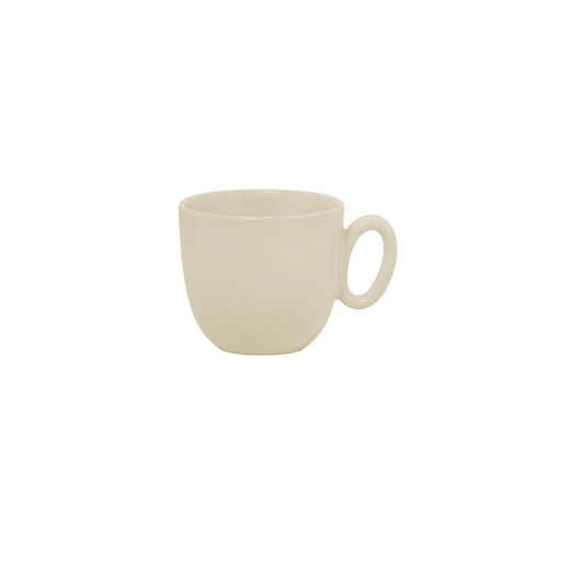 DEGRENNE MODULO NATURE Kaolin — coffee cup 11,5 cl — 184081 (Pack of 6 pieces)