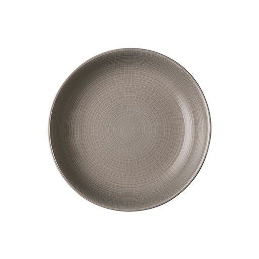 [184092] DEGRENNE MODULO NATURE Terre d'ombre — round cereal plate 21 cm — 184092 (Pack of 6 pieces)