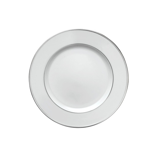 [190051] DEGRENNE GALON PLATINE round dessert plate 21.5 cm — 190051