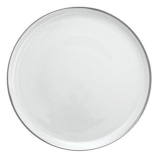 [190068] DEGRENNE GALON PLATINE round pie dish 31.5 cm — 190068