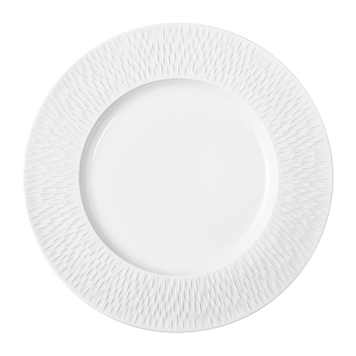 [193318] DEGRENNE BOREAL SATIN BLANC طبق عشاء دائري 28,5 سم — 193318