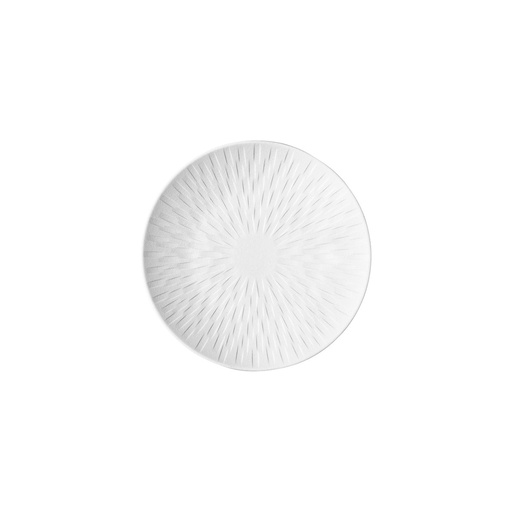 [202470] DEGRENNE BOREAL SATIN BLANC — Round bread and butter plate 15cm — 202470 (Pack of 6 pieces)