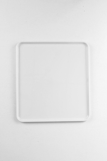 DEGRENNE EVENTO.BLANC — White enamelled porcelain tray GN 2/3 — 202628 (One piece)