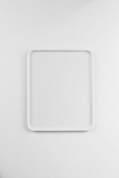 DEGRENNE EVENTO.BLANC — White enamelled porcelain tray GN 1/2 — 202629 (One piece)