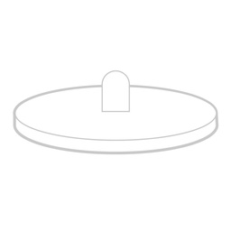 DEGRENNE EVENTO URNE — Lid for brushed finish dispenser, stainless steel 18.10 — 202891 (One piece)