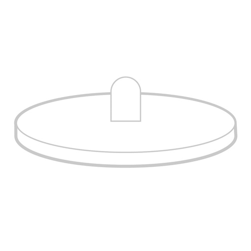 DEGRENNE EVENTO URNE — Lid for brushed finish dispenser, stainless steel 18.10 — 202891 (One piece)