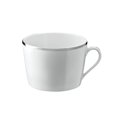 DEGRENNE GALON PLATINE — breakfast cup 40 cl — 203242 (Pack of 6 pieces)