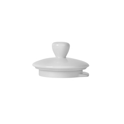 DEGRENNE SALAM BLANC — Porcelain lid for tea pot 2/4 cups — 205135 (Pack of 6 pieces)