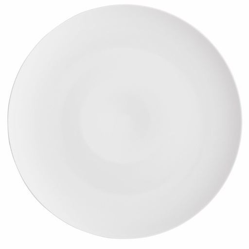 DEGRENNE MODULO BLANC — Round Dinner coupe plate — 207112 (Pack of 6 pieces)