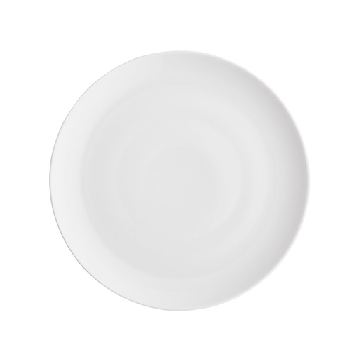 DEGRENNE MODULO BLANC — Round Dinner coupe plate — 207113 (Pack of 6 pieces)