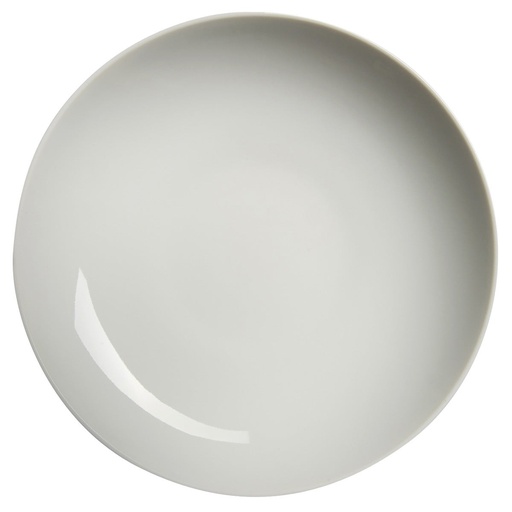 [207114] DEGRENNE MODULO BLANC — round cereal plate 20 cm — 207114 (Pack of 6 pieces)