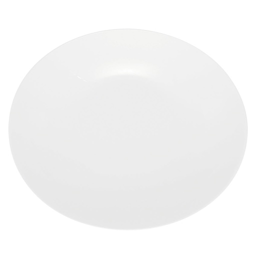 [207136] DEGRENNE BOREAL BLANC وعاء ضحل بيضاوي بتصميم كوبيه 23,5x20 سم — 207136
