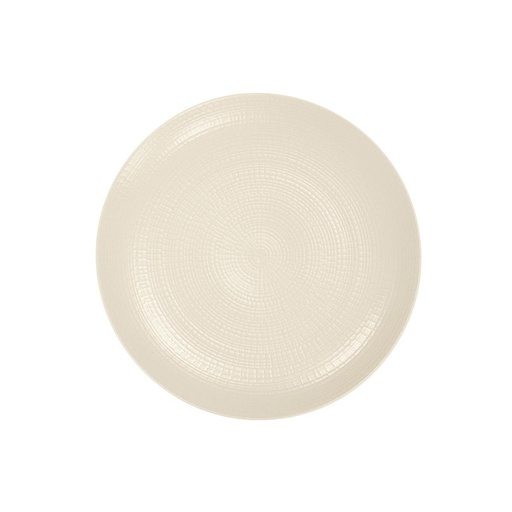 [209092] DEGRENNE MODULO NATURE Kaolin — Round bread and butter plate16 cm — 209092 (Pack of 6 pieces)