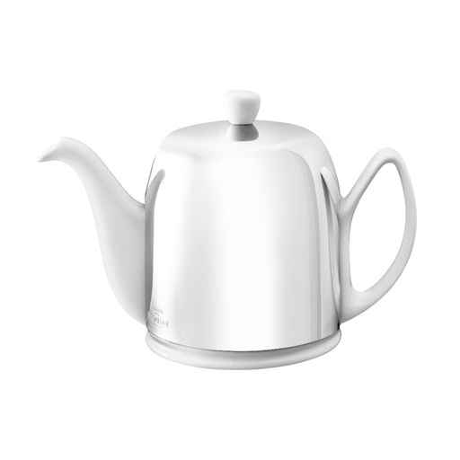 DEGRENNE SALAM BLANC — Salam tea pot 6 cups — 211989 (One piece)