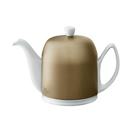 DEGRENNE SALAM COLOR BRONZE — Salam tea pot 6 cups w/ Bronze color lid — 216415 (One piece)