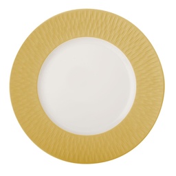 DEGRENNE BOREAL SATIN OR — Round dinner plate 32,5cm — 225193 (Pack of 3 pieces)