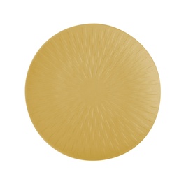 DEGRENNE BOREAL SATIN OR — Round bread and butter plate 14 cm — 225196 (Pack of 6 pieces)