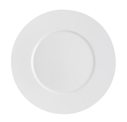 DEGRENNE COLLECTION L — Round Dinner plate w/wide rim — 227823 (Pack of 6 pieces)