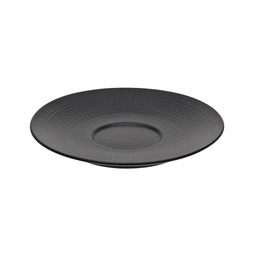 DEGRENNE MODULO NATURE PIERRE DE LAVE — coffee / tea saucer 15cm — 230094 (Pack of 6 pieces)