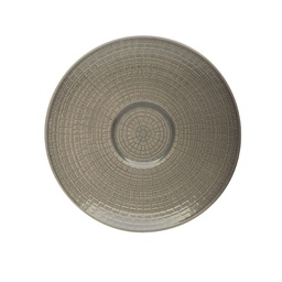 DEGRENNE MODULO NATURE Terre d'ombre — coffee / tea saucer 15cm — 230166 (Pack of 6 pieces)