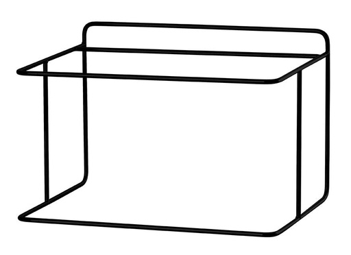 [230742] DEGRENNE EVENTO SUPPORT ELEVATEUR.NOIR... — Black rectangular tray 2 — 230742 (One piece)