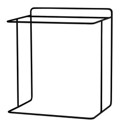 DEGRENNE EVENTO — Black rectangular tray 3 — 230743 (One piece)