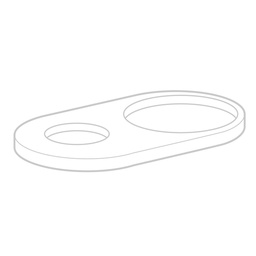 DEGRENNE EVENTO URNE — Black acrylic stand for juice dispenser — 230758 (One piece)