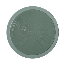 DEGRENNE BAHIA ARGILE VERTE — round dinner plate 29 cm — 230952 (Pack of 3 pieces)