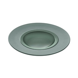 DEGRENNE BAHIA ARGILE VERTE — round gourmet  plate 26 cm — 230955 (Pack of 3 pieces)