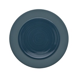 DEGRENNE BAHIA BLEU DE ROCHE — Round bread and butter plate 14 cm — 230963 (Pack of 6 pieces)