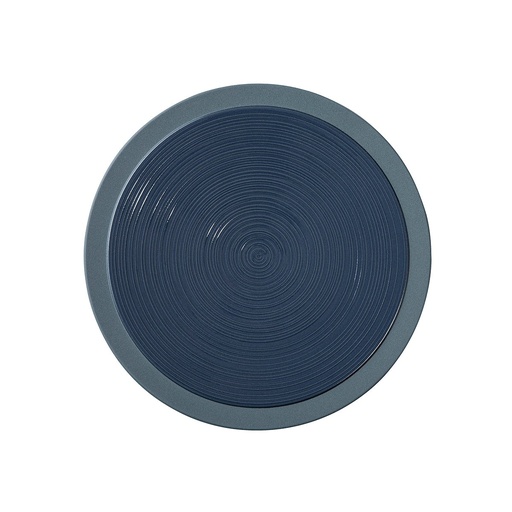 [230964] DEGRENNE BAHIA BLEU DE ROCHE — round dinner plate 23 cm — 230964 (Pack of 6 pieces)