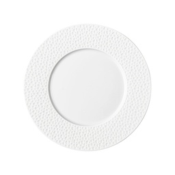 DEGRENNE COLLECTION L PERLES DE ROSEE — round dessert plate 24 cm — 233924 (Pack of 6 pieces)