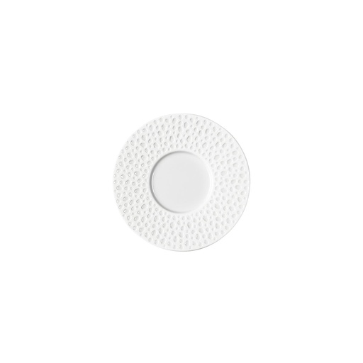 [233928] DEGRENNE COLLECTION L PERLES DE ROSEE — round coffee saucer — 233928 (Pack of 6 pieces)