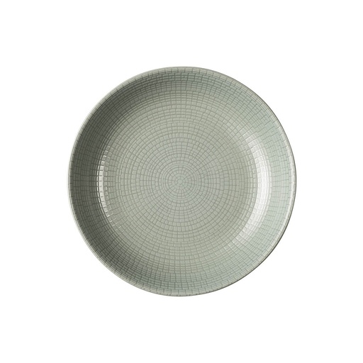 [235684] DEGRENNE MODULO NATURE JADE — round cereal plate 21 cm — 235684 (Pack of 6 pieces)