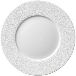 DEGRENNE COLLECTION L  COUTURE — Round dinner plate 32cm — 237398 (Pack of 3 pieces)